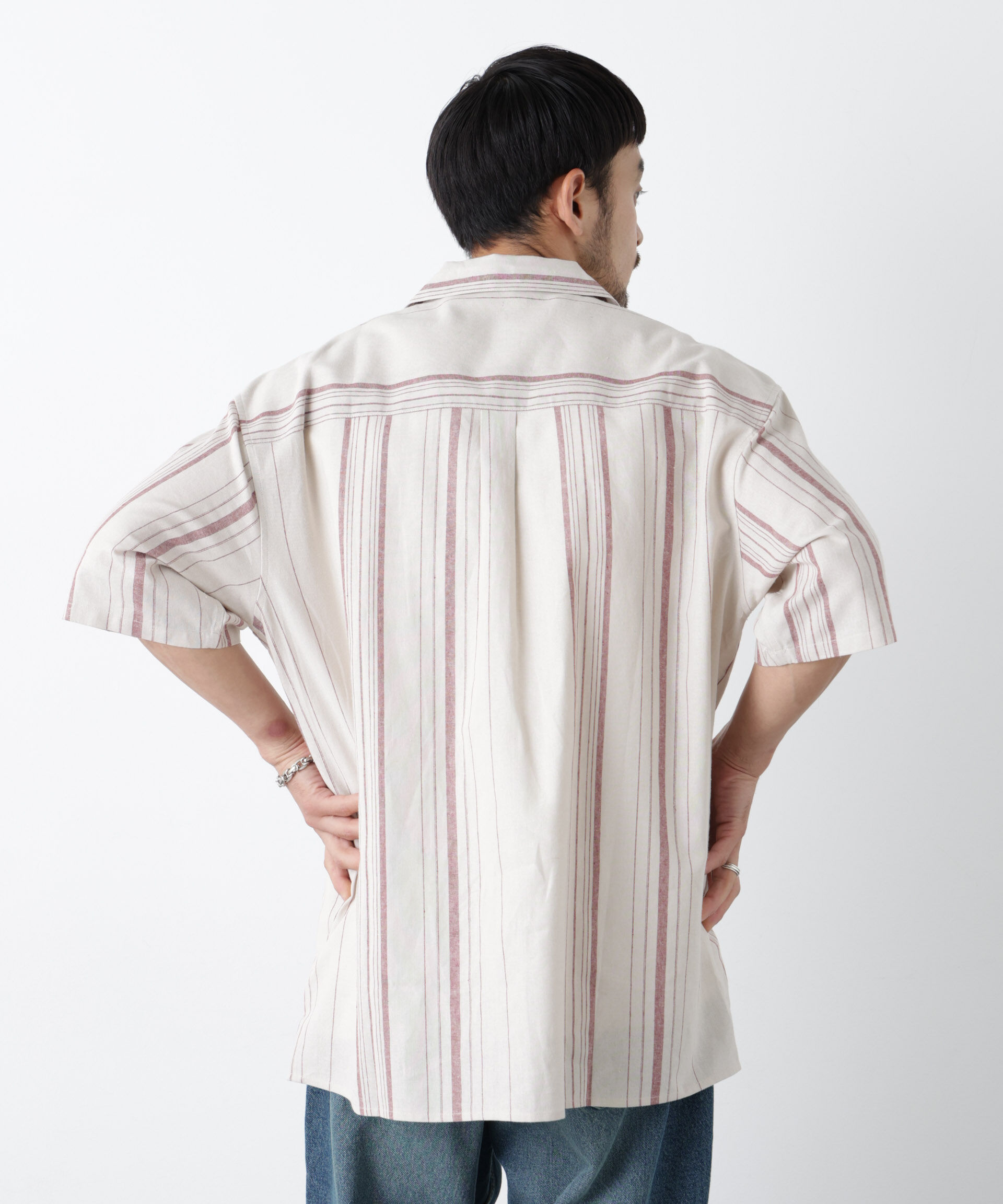 nano･universe「｢FRENCH LINEN｣ フライフロント半袖シャツ」|シャツ・ブラウス|