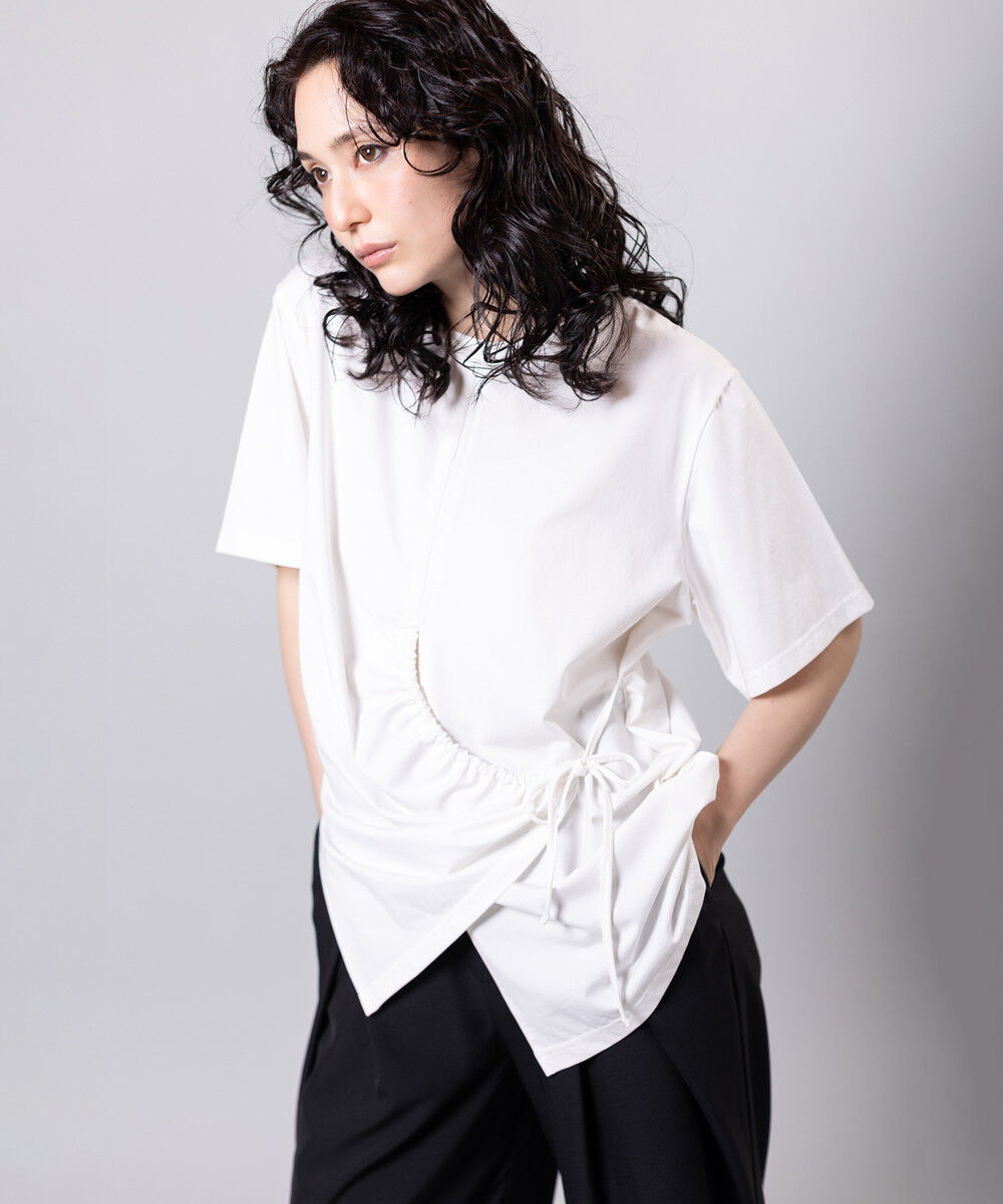  「2WAYドロストアレンジTシャツ」|Tシャツ・カットソー|