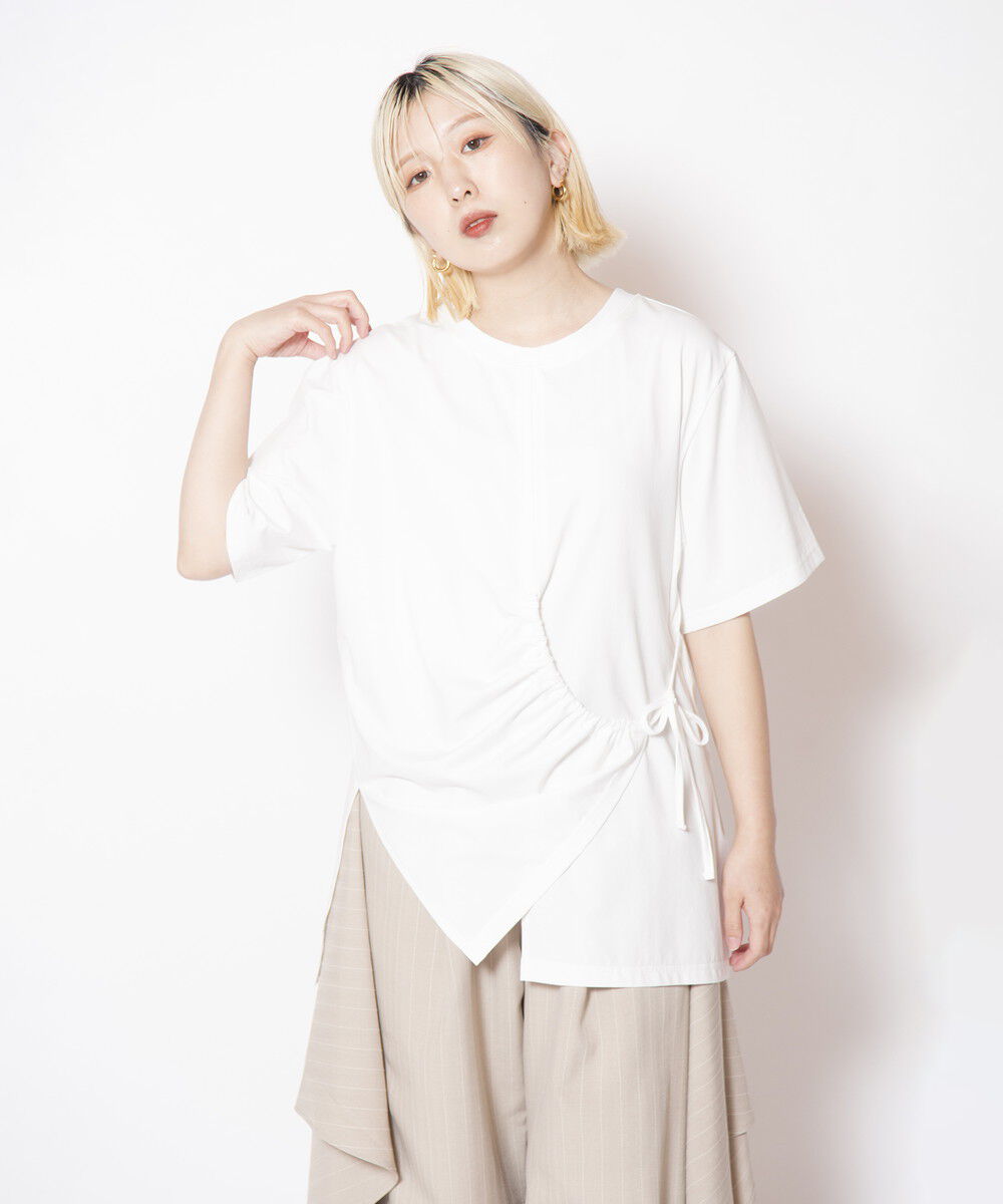  「2WAYドロストアレンジTシャツ」|Tシャツ・カットソー|