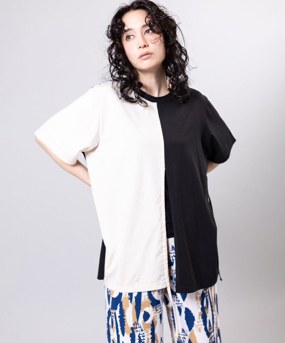  「2WAYドロストアレンジTシャツ」|Tシャツ・カットソー|