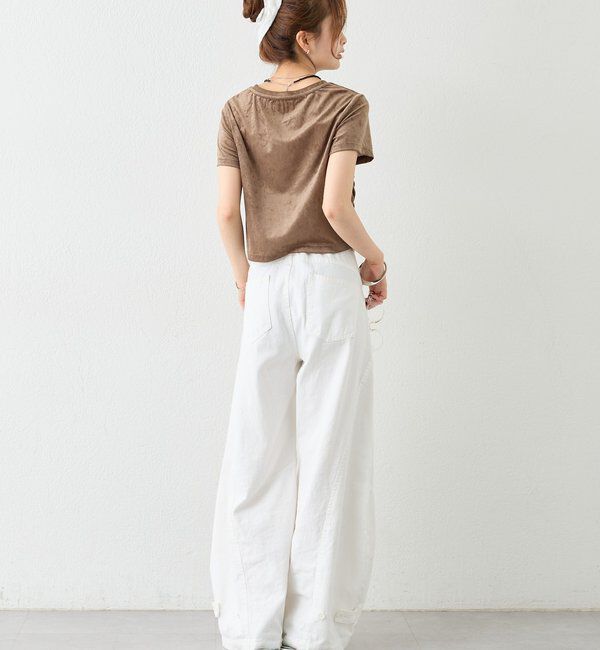  「ベロアTシャツ」|Tシャツ・カットソー|