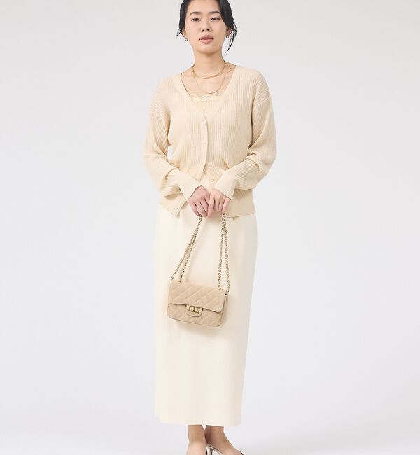 Rouge vif「ストレッチダンボールタイトスカート」|スカート|