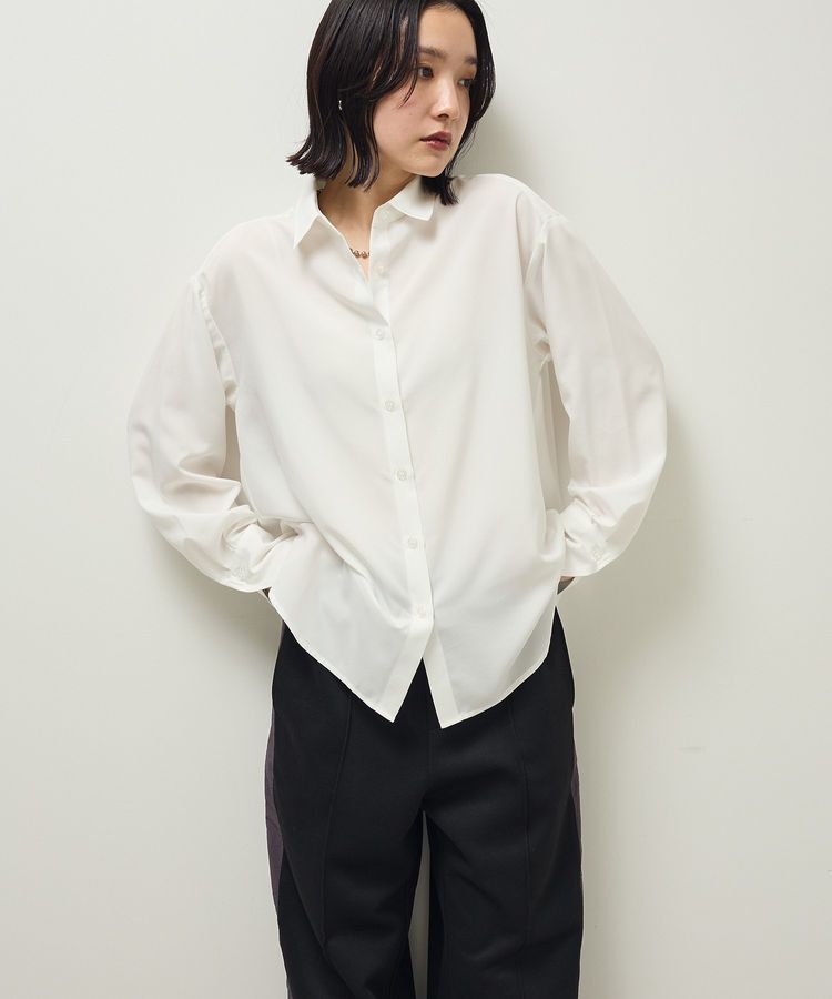 Green Parks「レギュラーカラーインナーシャツ」|インナー|Off White