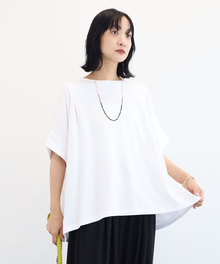Green Parks「超冷感タック入りオーバーサイズプルオーバー」|Tシャツ・カットソー|