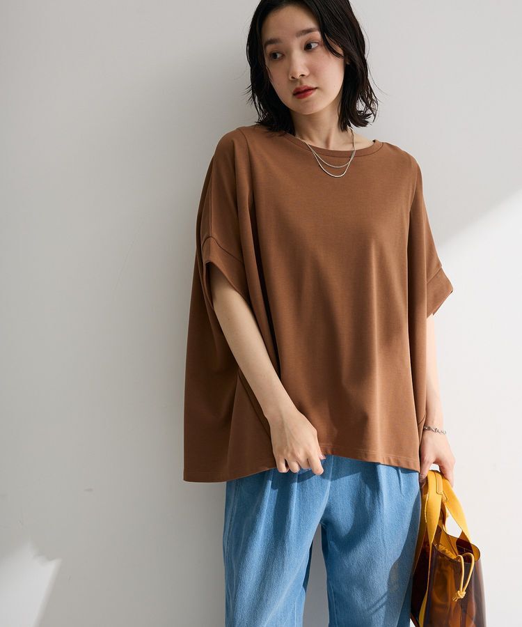 Green Parks「超冷感タック入りオーバーサイズプルオーバー」|Tシャツ・カットソー|