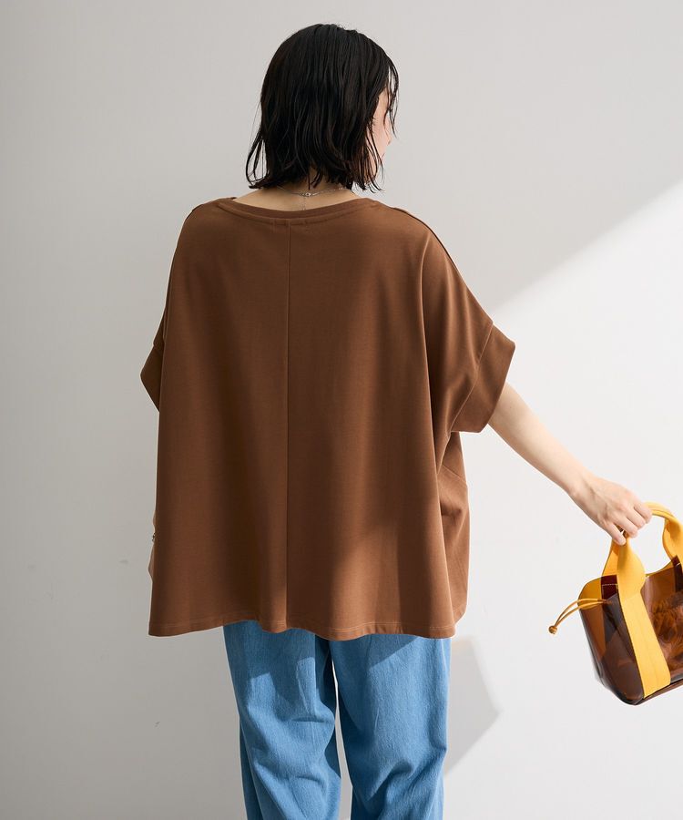 Green Parks「超冷感タック入りオーバーサイズプルオーバー」|Tシャツ・カットソー|