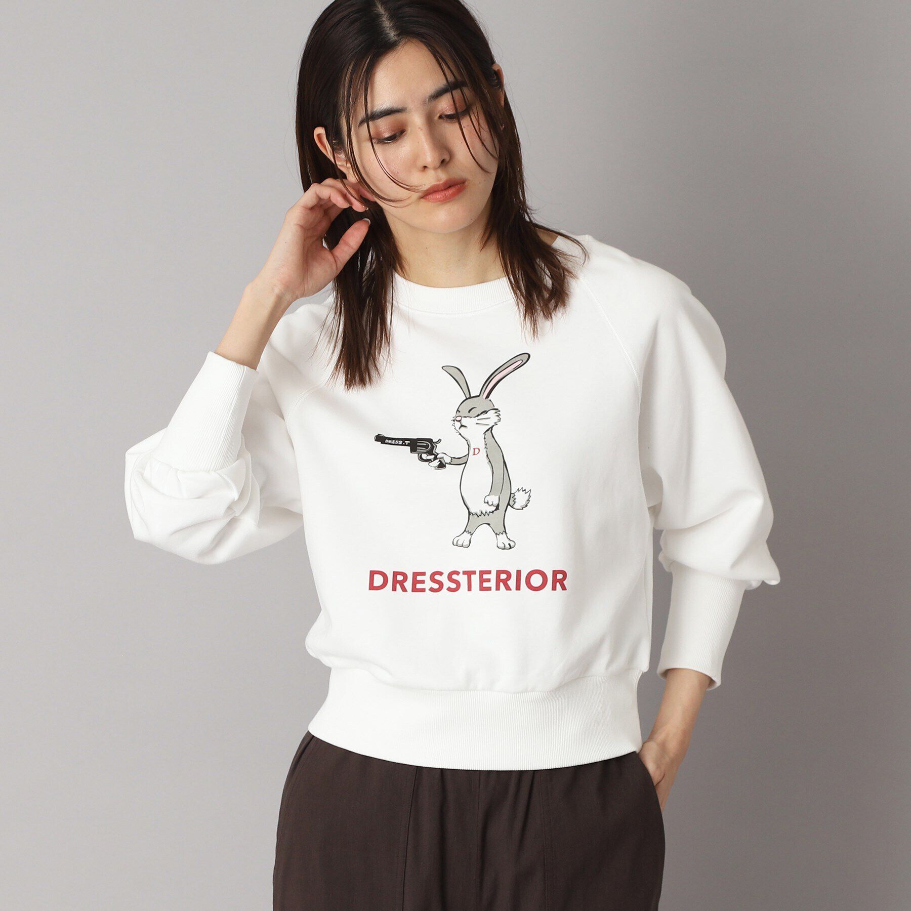 DRESSTERIOR「【今年も登場！/洗える】ピストルラビット裏毛スウェット」|パーカー|