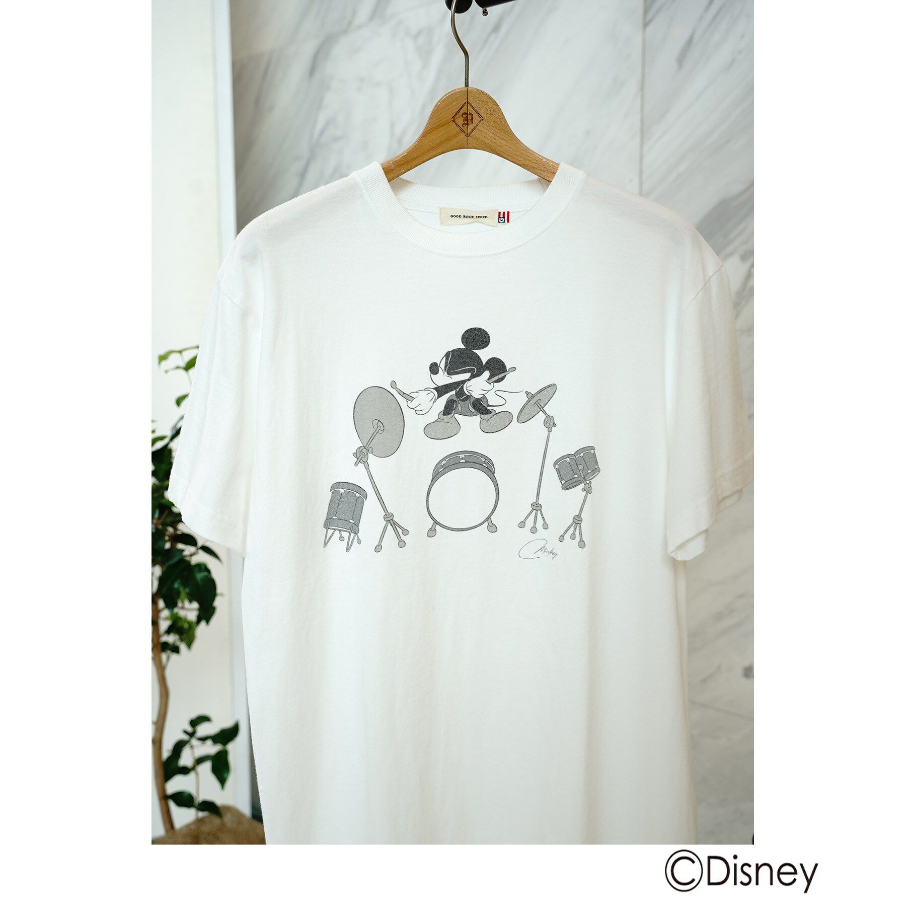 DRESSTERIOR「GOOD ROCK SPEED（グッドロックスピード）ドラム ミッキーマウス Tシャツ」|Tシャツ・カットソー|