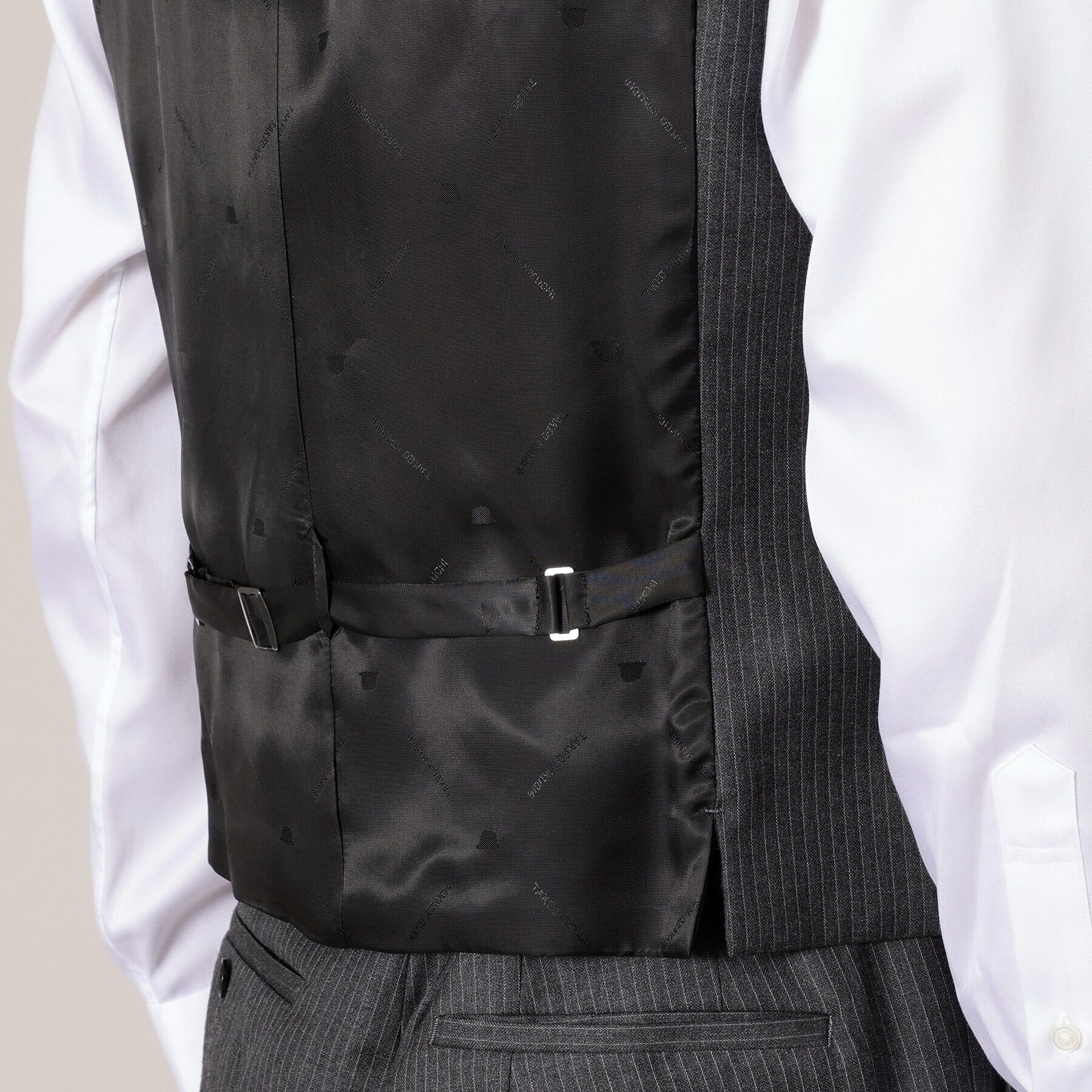 TAKEO KIKUCHI「【DORMEUIL AMADEUS365】ピンストライプ ベスト/3ピース対応」|スーツ|