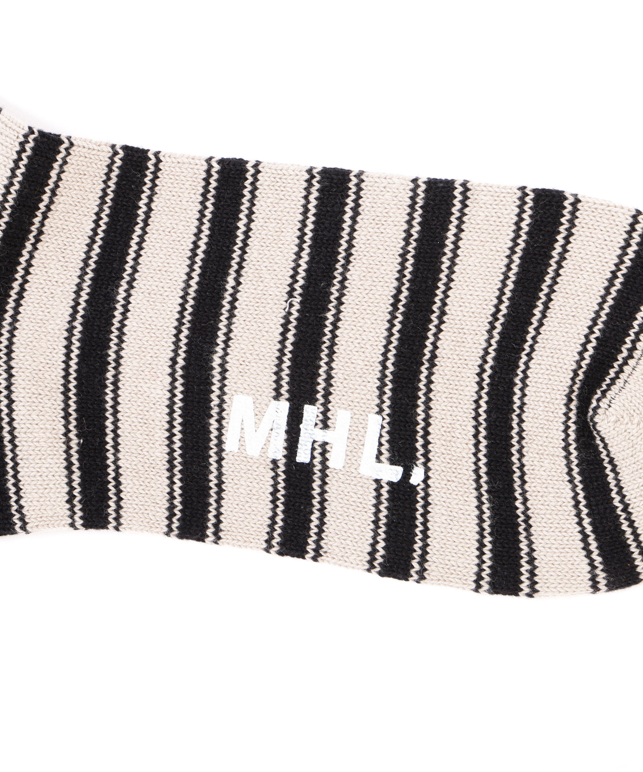 MHL.「NARROW STRIPE COTTON SOCKS」|ソックス|