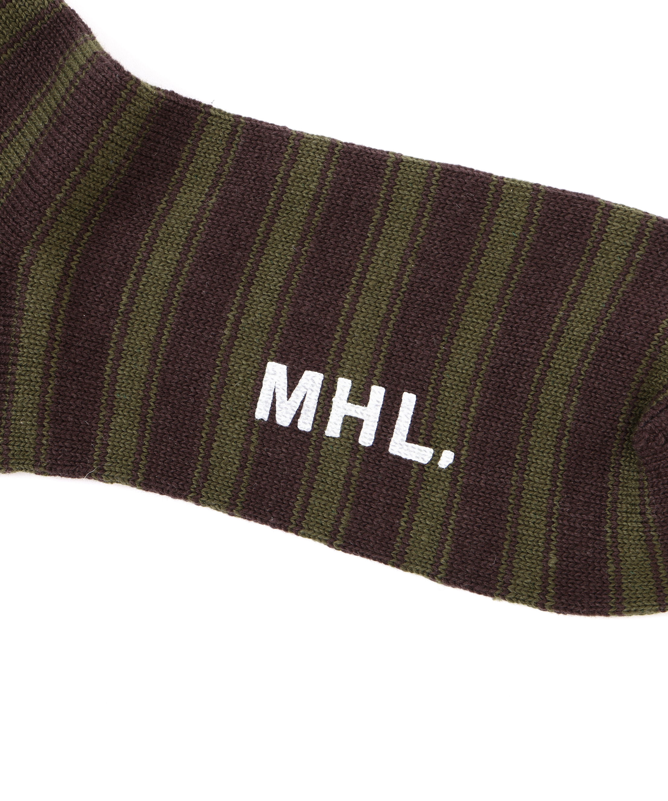 MHL.「NARROW STRIPE COTTON SOCKS」|ソックス|