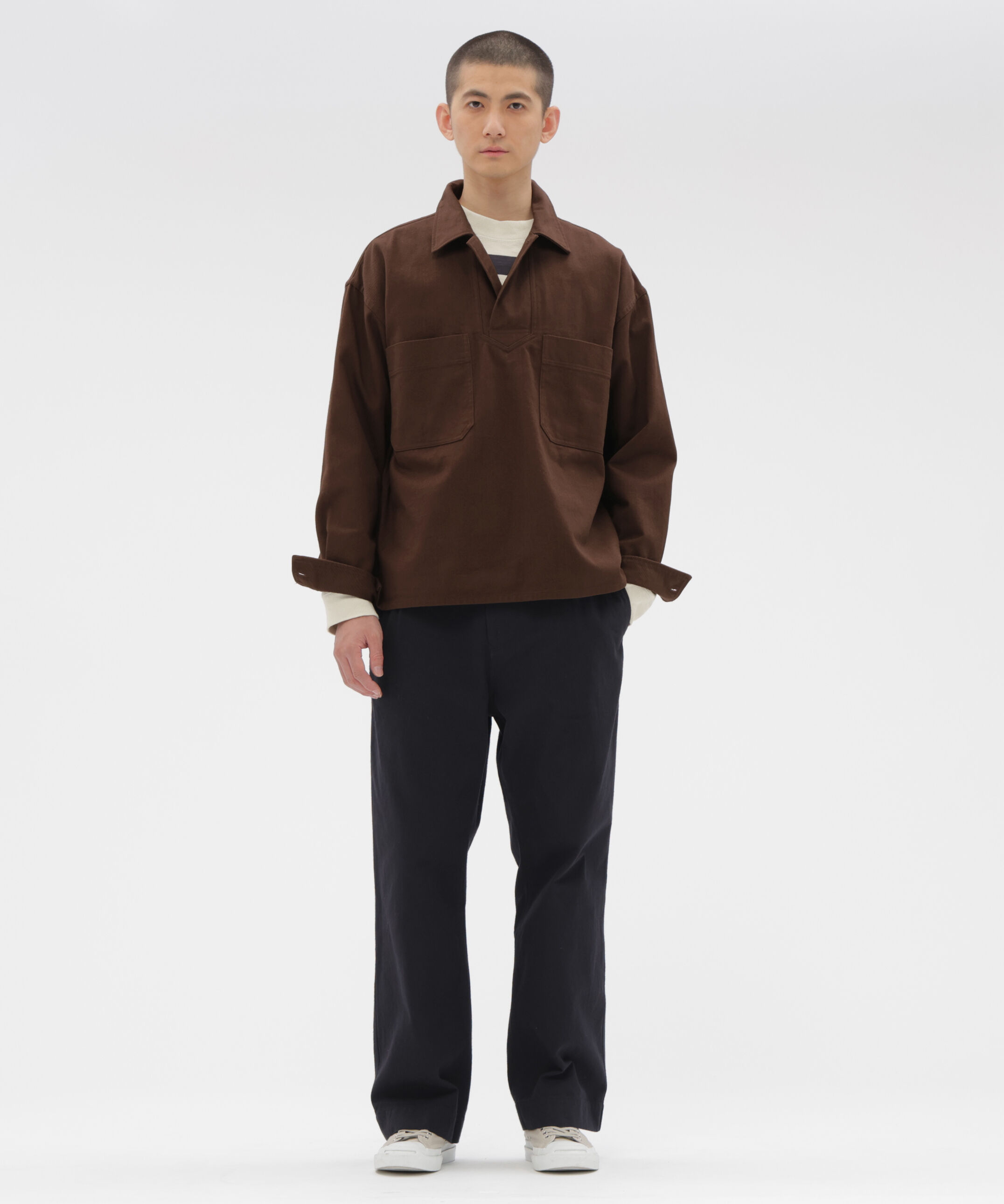 MHL.「WORK COTTON DRILL SHIRT」|シャツ・ブラウス|