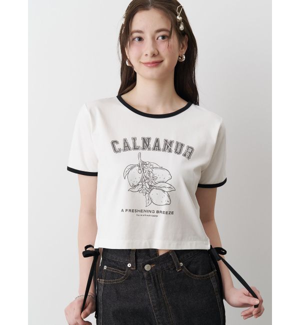 CALNAMUR「COLOR SCHEME LEMON PRINT TEE/カラースキームレモンプリントTシャツ」|Tシャツ・カットソー|