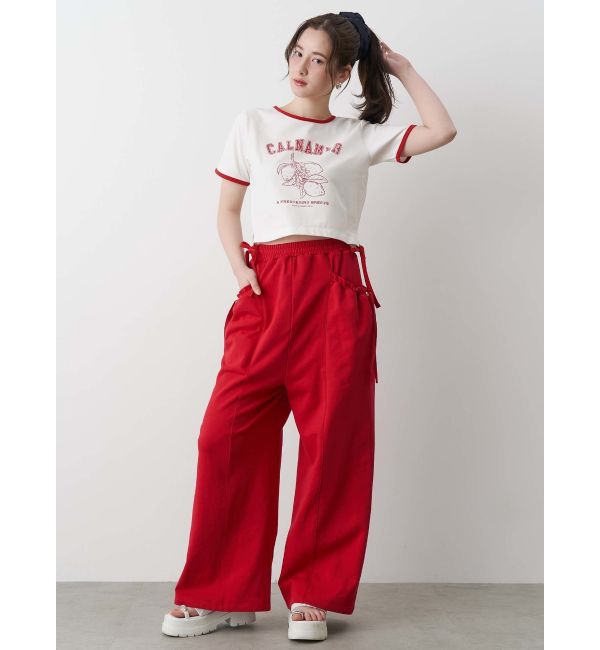 CALNAMUR「COLOR SCHEME LEMON PRINT TEE/カラースキームレモンプリントTシャツ」|Tシャツ・カットソー|