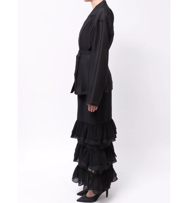 LAGUNAMOON「LADYシアージャケット&times;ティアードキャミワンピース」|ワンピース|