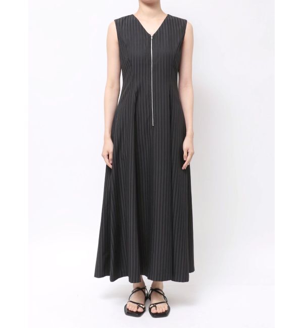 LAGUNAMOON「フロントZIPミックスカラーワンピース」|ワンピース|