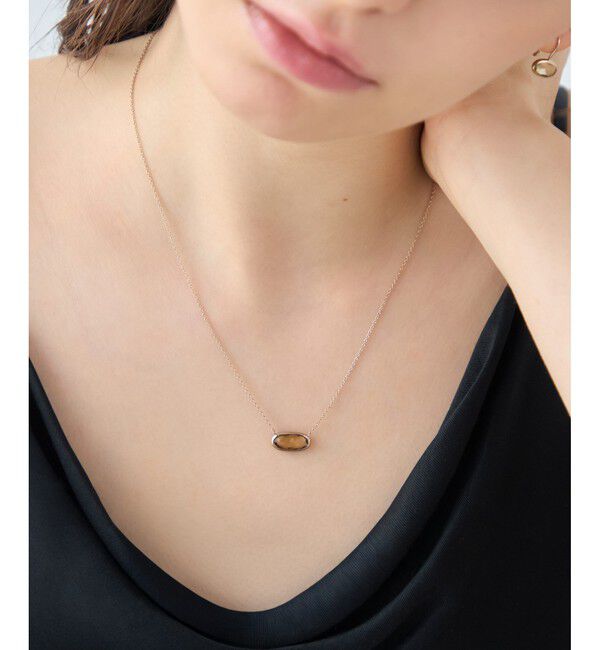 ete「[デュー] K18RBG シャンパンクォーツ ネックレス」|ネックレス|