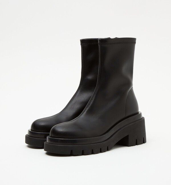 SY UNITED ARROWS「＜SY＞ タンクソールスト ショートブーツ75&uarr;」|ショートブーツ|