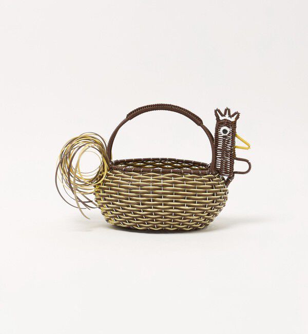 ODETTE E ODILE「＜Diminutivo＞ ニワトリバスケット M」|かごバッグ|