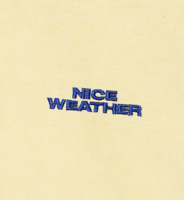 NICE WEATHER「＜NICE WEATHER＞OX ロゴシャツ」|シャツ・ブラウス|