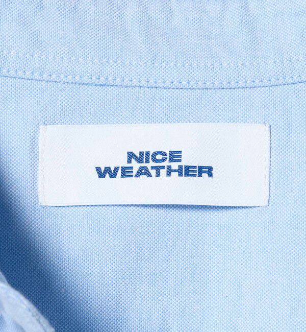 NICE WEATHER「＜NICE WEATHER＞OX ロゴシャツ」|シャツ・ブラウス|
