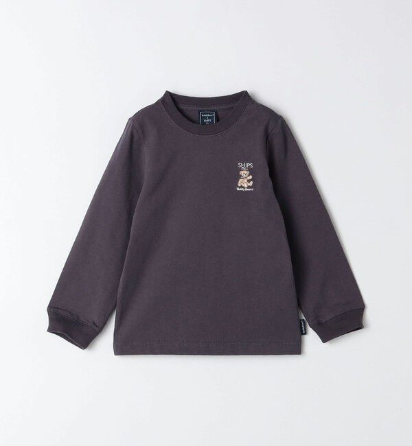 SHIPS Colors 「SHIPS Colors: 80~130cm / TeddyBear(R) ワンポイント ロンT◇」|Tシャツ・カットソー|