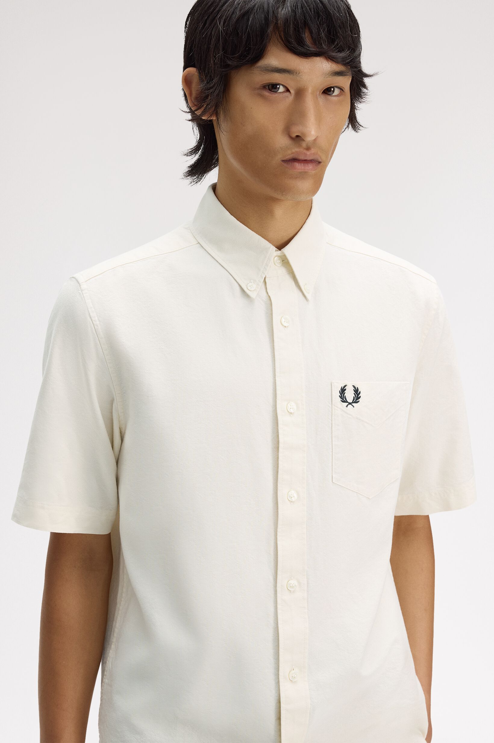 FRED PERRY 「Oxford Short Sleeve Shirt／オックスフォードショートスリーブシャツ」|シャツ・ブラウス|