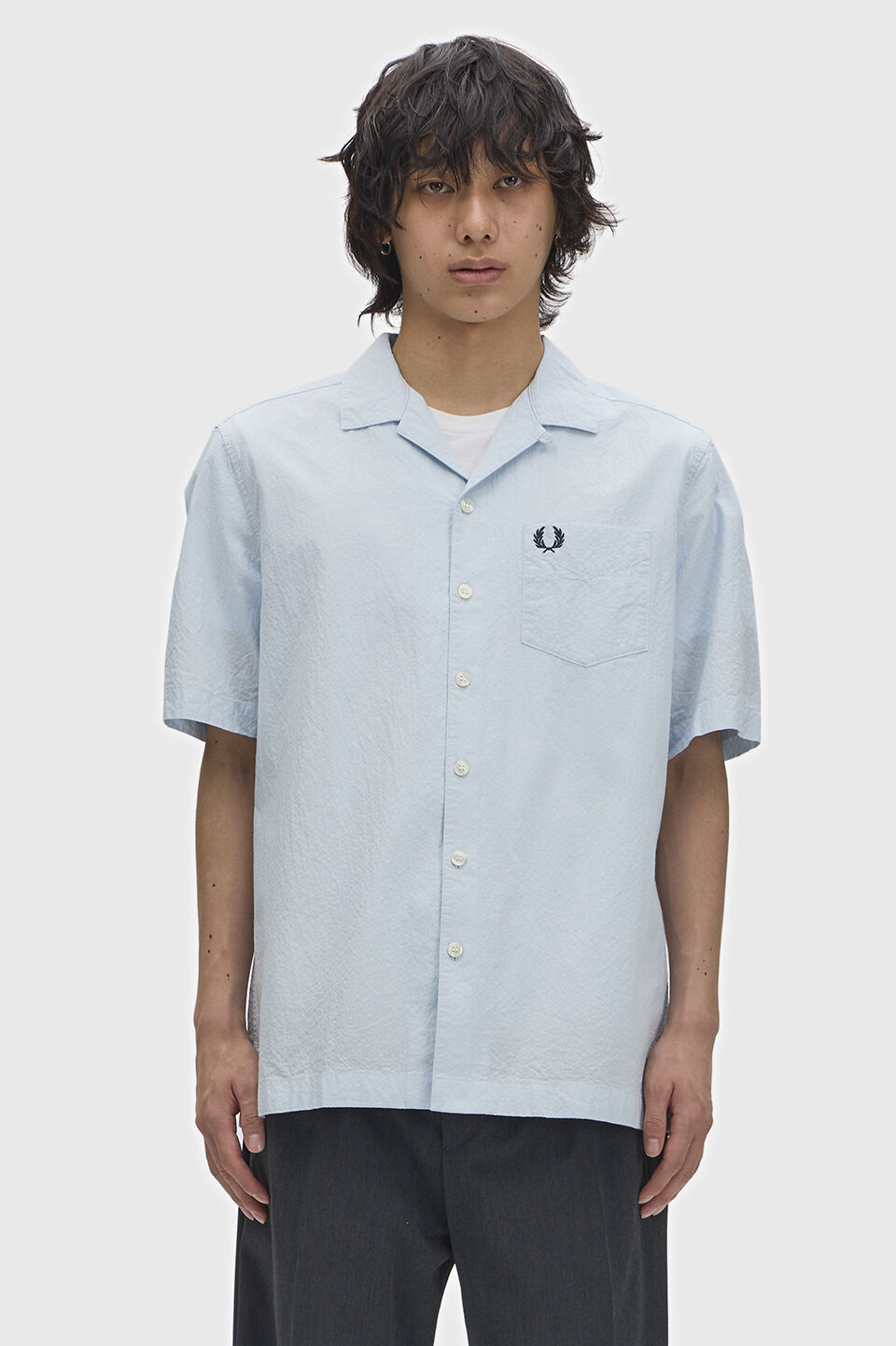 FRED PERRY 「Seersucker Revere Collar Shirt」|シャツ・ブラウス|