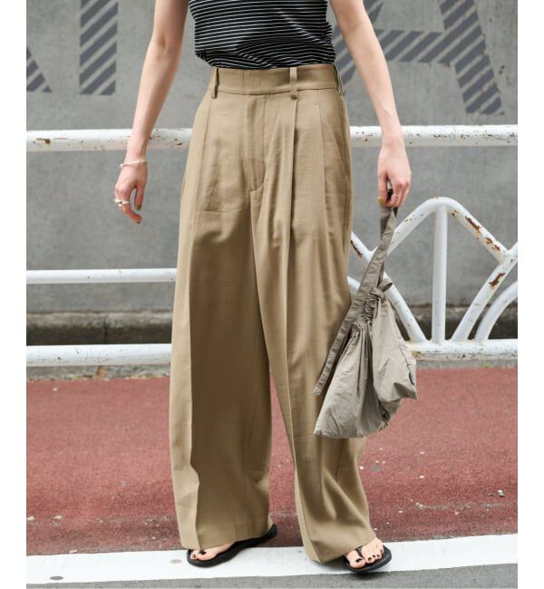 OUTDOOR PRODUCTS Usual Things「≪予約≫レーヨンドライタッチバックゴムスラックス セットアップ対応」|スラックス|
