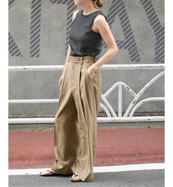 OUTDOOR PRODUCTS Usual Things「≪予約≫レーヨンドライタッチバックゴムスラックス セットアップ対応」|スラックス|