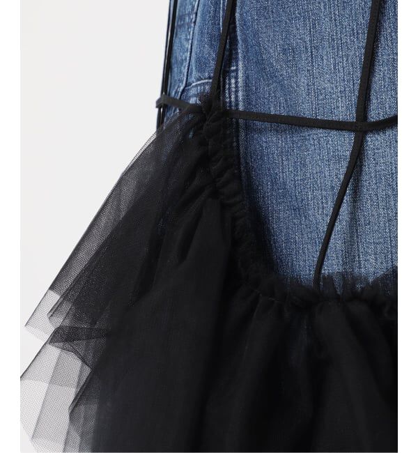  「《予約》MARGE 別注 TULLE BONE WRAP スカート」|スカート|
