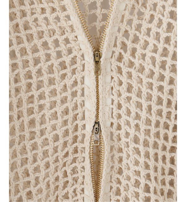 JOINT WORKS「MacMahon Knitting Mills / マクマホンニッティングミルズ Mesh Zip Hooded」|ニット・セーター|
