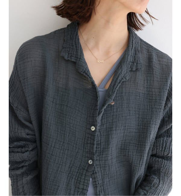 IENA「LES ATELIERS FRANCAIS DE CONFECTION Blouse Desert PE26BLDESERTGDC」|シャツ・ブラウス|