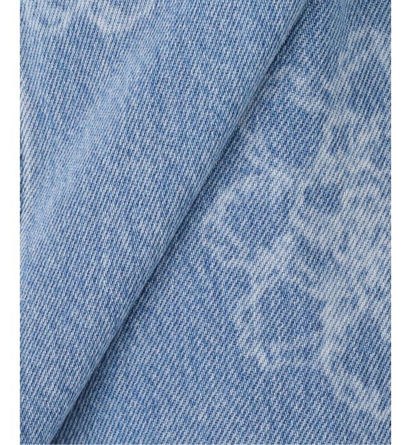 IENA LA BOUCLE「IENA LA BOUCLE フラワーソフトデニムシルエットパンツ」|デニム|