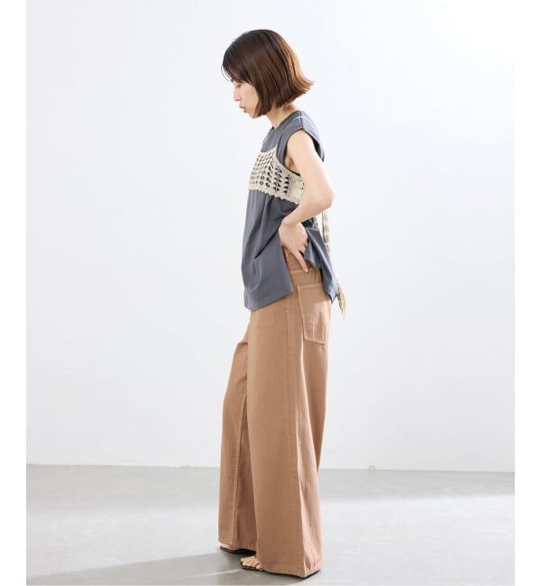 IENA「upper hights/アッパーハイツ THE LAZY LIAM パンツ 120319102」|チノ|