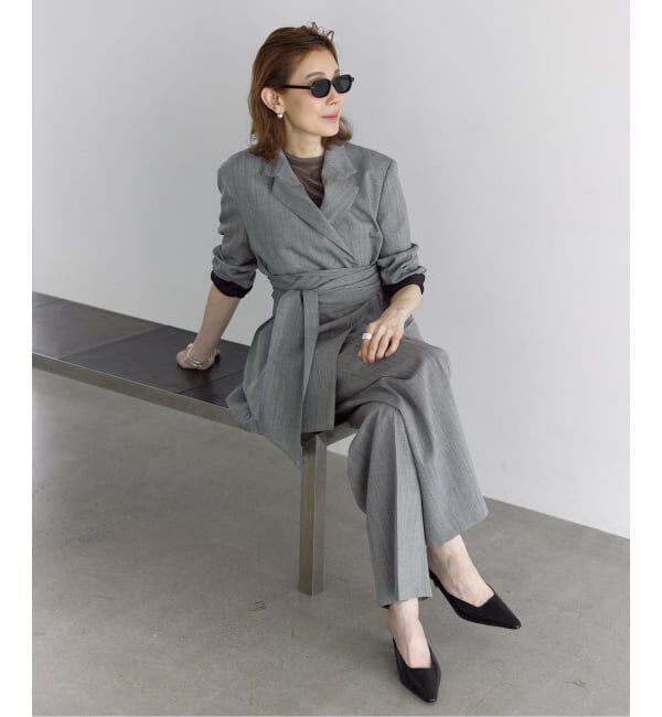 VERMEIL par iena「《予約》ネップツイルパンツ」|スラックス|