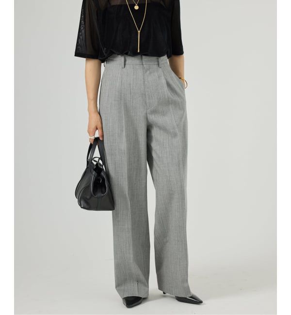 VERMEIL par iena「《予約》ネップツイルパンツ」|スラックス|