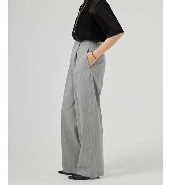 VERMEIL par iena「《予約》ネップツイルパンツ」|スラックス|