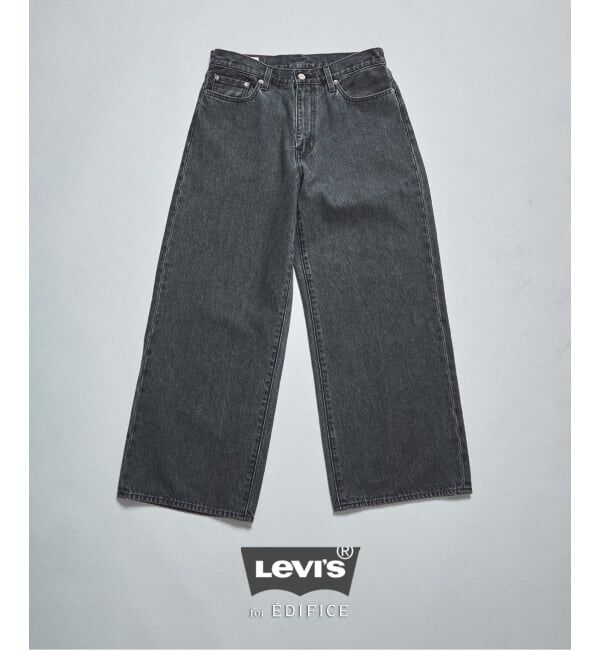 EDIFICE「《予約》Levi&rsquo;s(リーバイス) 別注 Baggy Wide Leg デニムパンツ（L30）」|デニム|