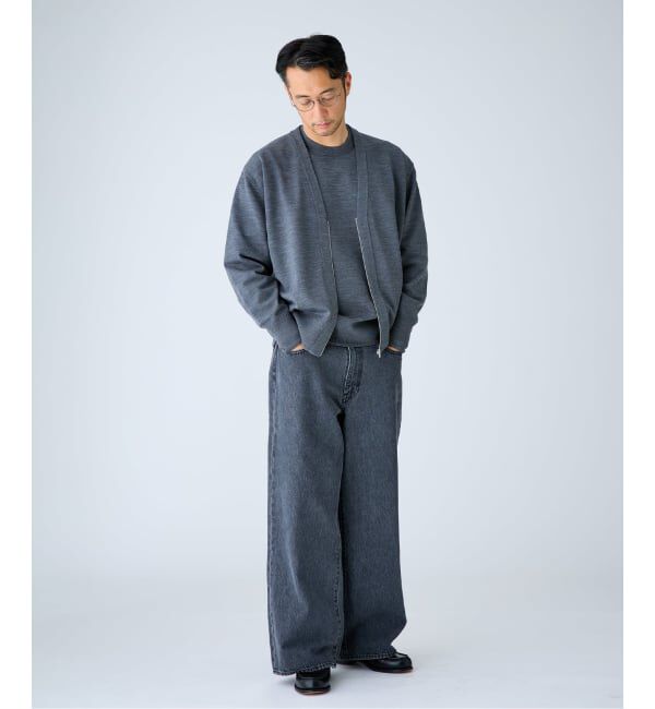 EDIFICE「《予約》Levi&rsquo;s(リーバイス) 別注 Baggy Wide Leg デニムパンツ（L30）」|デニム|