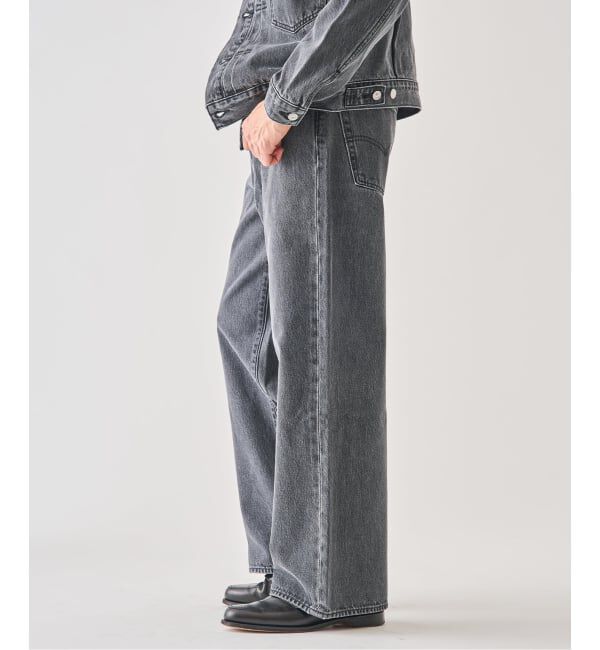 EDIFICE「《予約》Levi&rsquo;s(リーバイス) 別注 Baggy Wide Leg デニムパンツ（L30）」|デニム|
