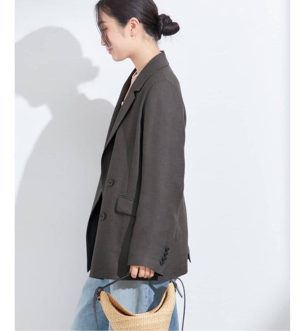journal standard L'essage「《セットアップ可》アイアスダブルブレステッドジャケット」|テーラードジャケット|