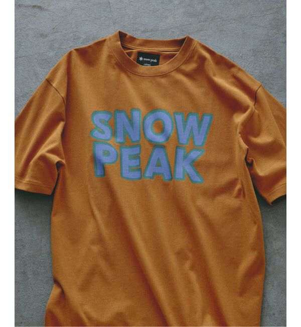 JOURNAL STANDARD relume「SNOW PEAK / スノーピーク 別注 マルチカラーロゴ プリントTシャツ」|Tシャツ・カットソー|