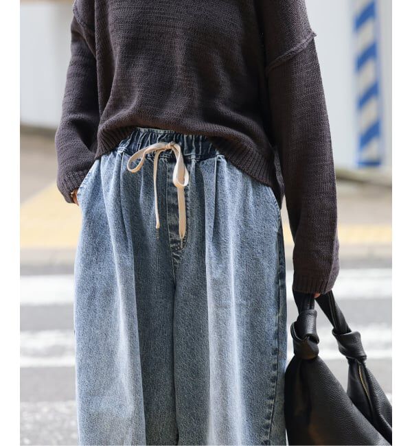 JOURNAL STANDARD「《追加2》イージーデニムワイドパンツ」|デニム|