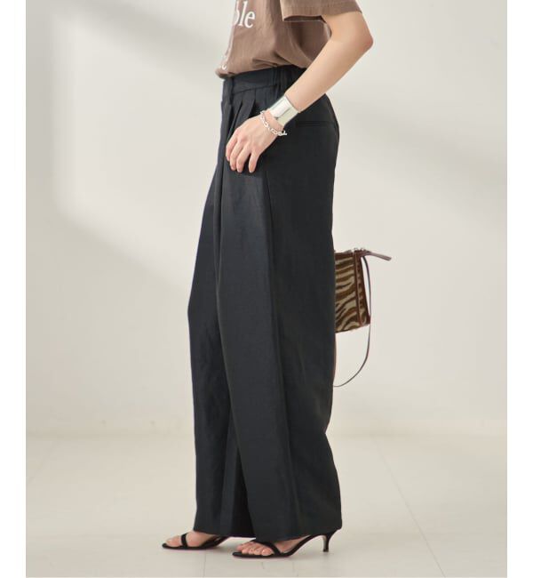 journal standard L'essage「《セットアップ可》LINOワイドパンツ」|スラックス|