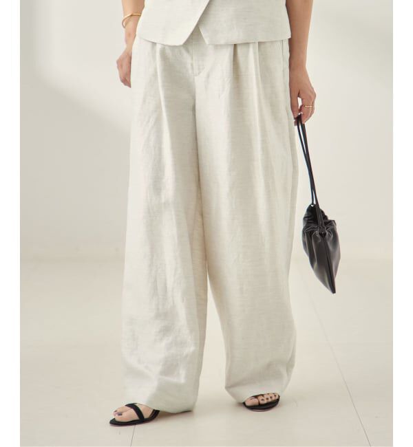 journal standard L'essage「《セットアップ可》LINOワイドパンツ」|スラックス|