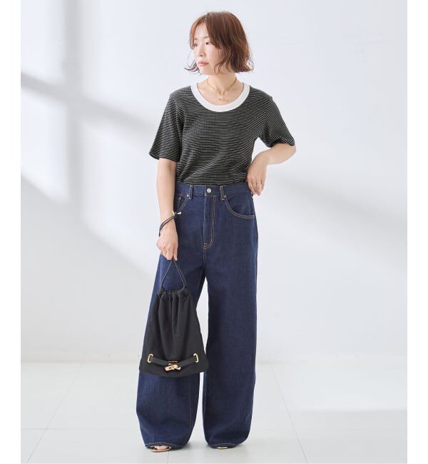 journal standard L'essage「ボーダーTシャツ」|Tシャツ・カットソー|