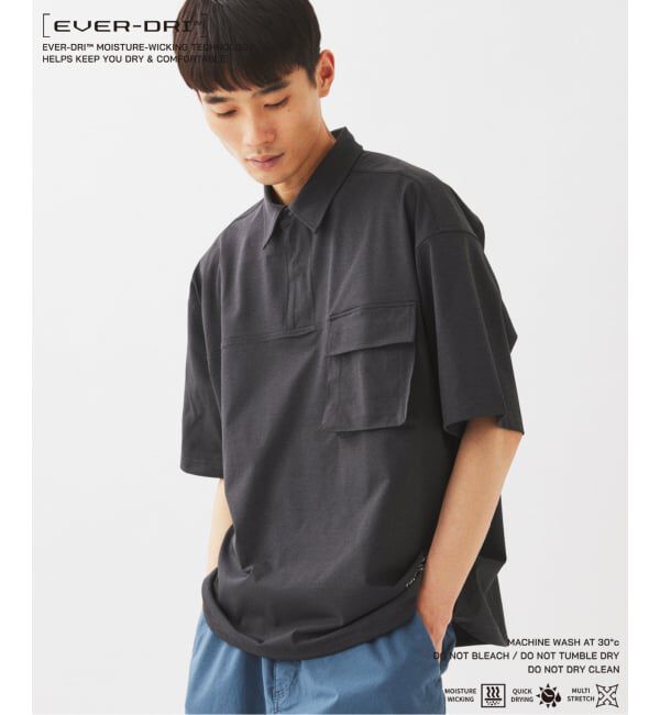 JOURNAL STANDARD relume「《予約》＜吸水速乾＞Ever-Dri(TM) スピンドル ポロシャツ」|ポロシャツ|グレー
