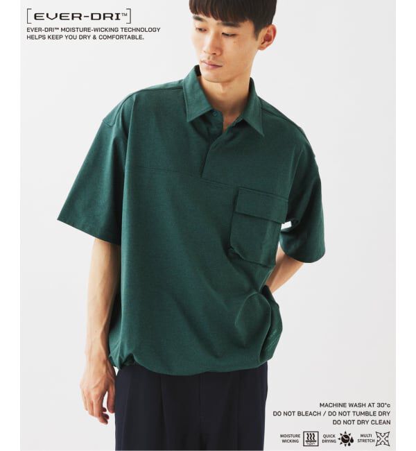 JOURNAL STANDARD relume「《予約》＜吸水速乾＞Ever-Dri(TM) スピンドル ポロシャツ」|ポロシャツ|グリーン B