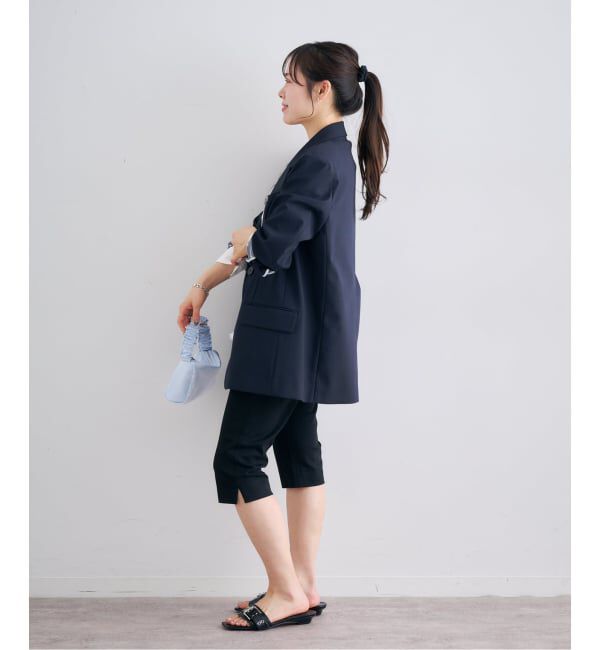 U by SPICK&SPAN「レースボンディングオーバージャケット」|テーラードジャケット|